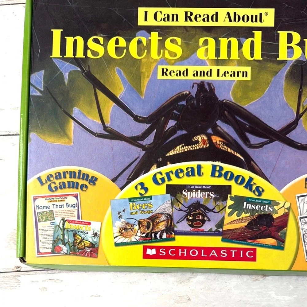 Insects and Bugs Learning Read & Learn Educational Homeschool Unit Game Set NEW
